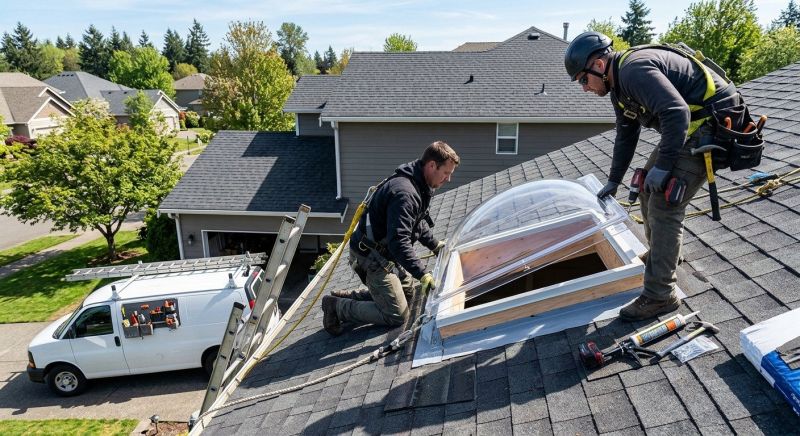 Glass Skylight Replacement in Gig Harbor, WA