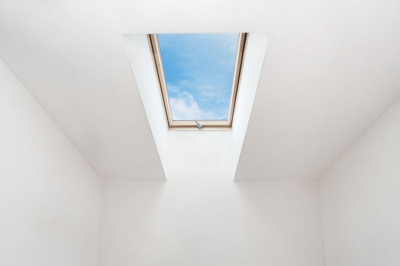 Stylish Skylight in a Living Space